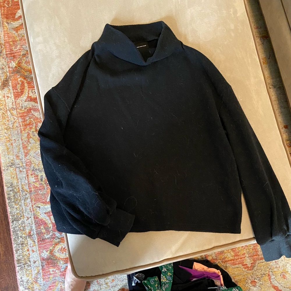 Boxy turtleneck